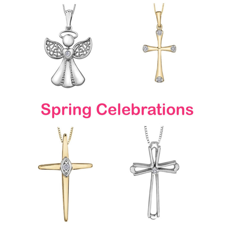 guardian angel and crucifix pendant