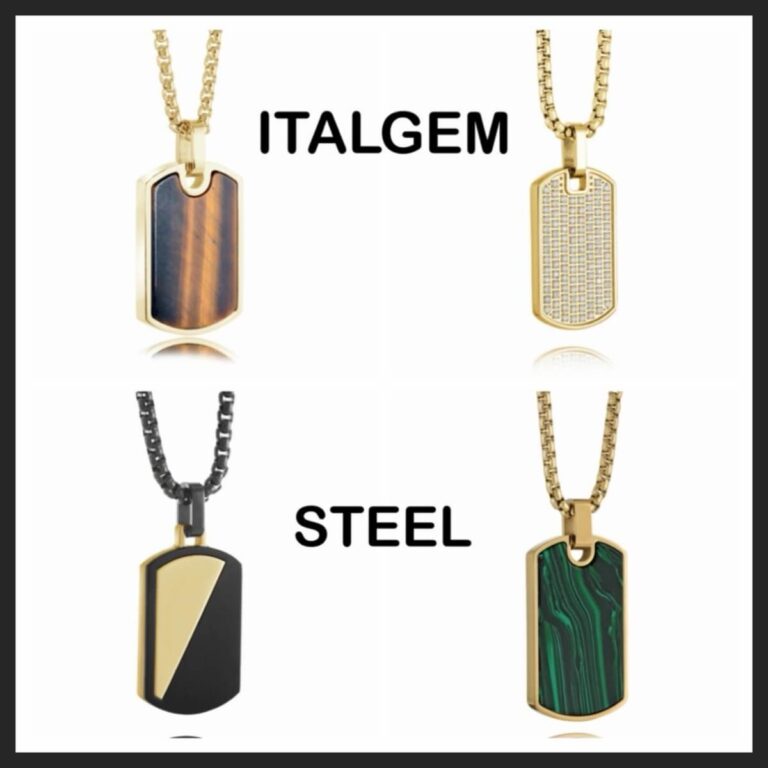 italgem-steel-mens-gold-dog-tag-pendant-necklaces