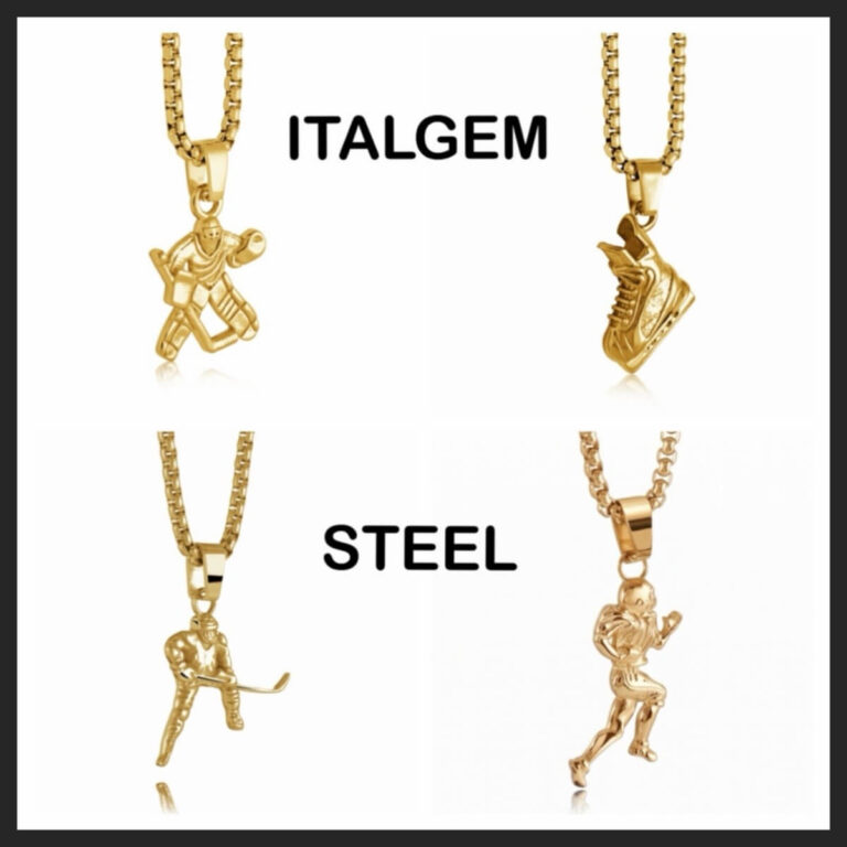 italgem-steel-mens-gold-sports-pendant-necklaces