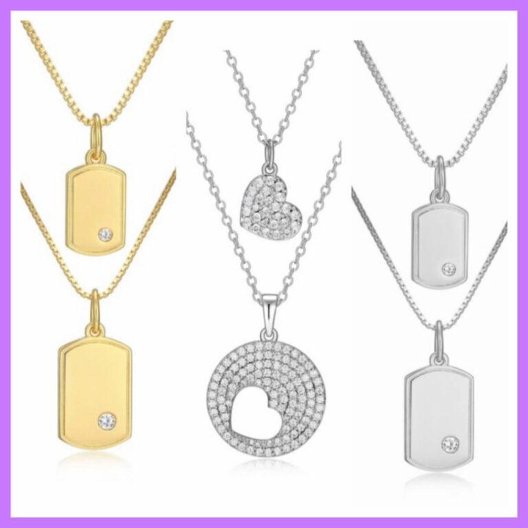 italgem-steel-veloria-gold-silver-heart-dog-tag-necklaces